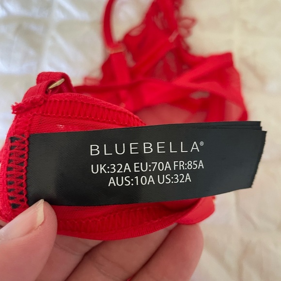 Bluebella Red Sabina lace suit NWOT - Picture 12 of 14